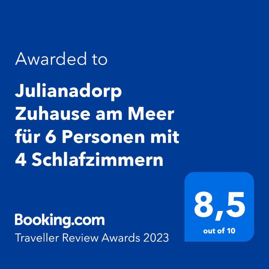 Julianadorp Zuhause Am Meer Fuer 6 Personen Mit 4 Schlafzimmern ภายนอก รูปภาพ